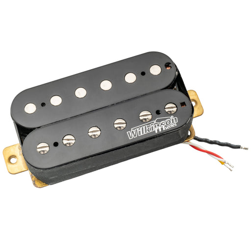 wilkinson m series classic tone ceramic overwound open style humbucker bridge pickup for electric guitar mx1771bk