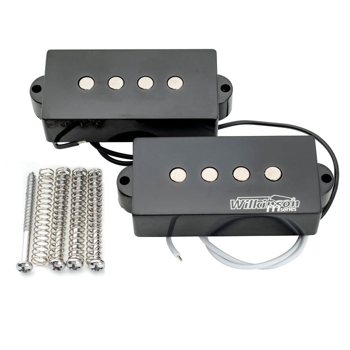 wilkinson m series variable gauss ceramic traditional precision bass humbuckers pickups set for pb style electric bass mx1772 details