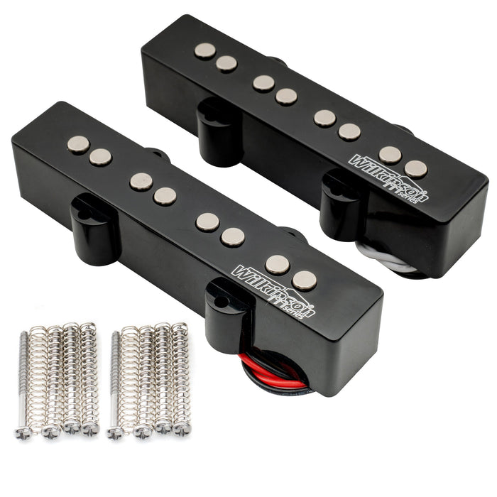 wilkinson m series variable gauss ceramic traditional jazz bass pickups set for jb style electric bass mx1773mx1774 details