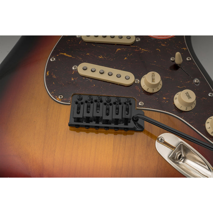 Application of wilkinson m series 52 5mm2 1 16 inch string spacing 6 screw modern style saddle guitar tremolo bridge with push in arm 36mm block for strat style electric guitar mx1791p