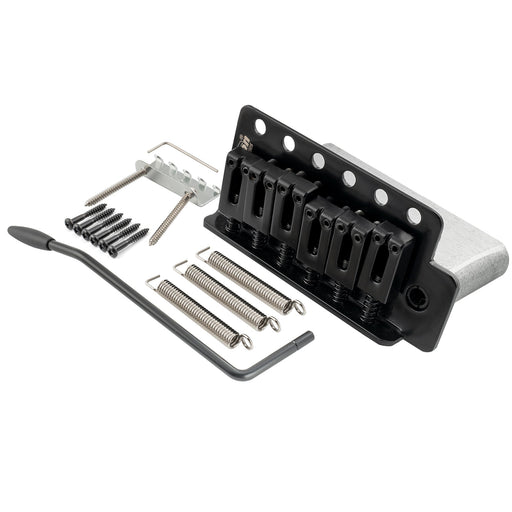 wilkinson m series 52 5mm2 1 16 inch string spacing 6 screw modern style saddle guitar tremolo bridge with push in arm 36mm block for strat style electric guitar mx1791p