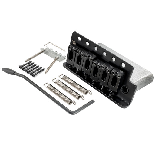 wilkinson m series 54mm2 1 8 inch string spacing 6 screw modern style saddle guitar tremolo bridge with push in arm 36mm block for strat style electric guitar mx1793p