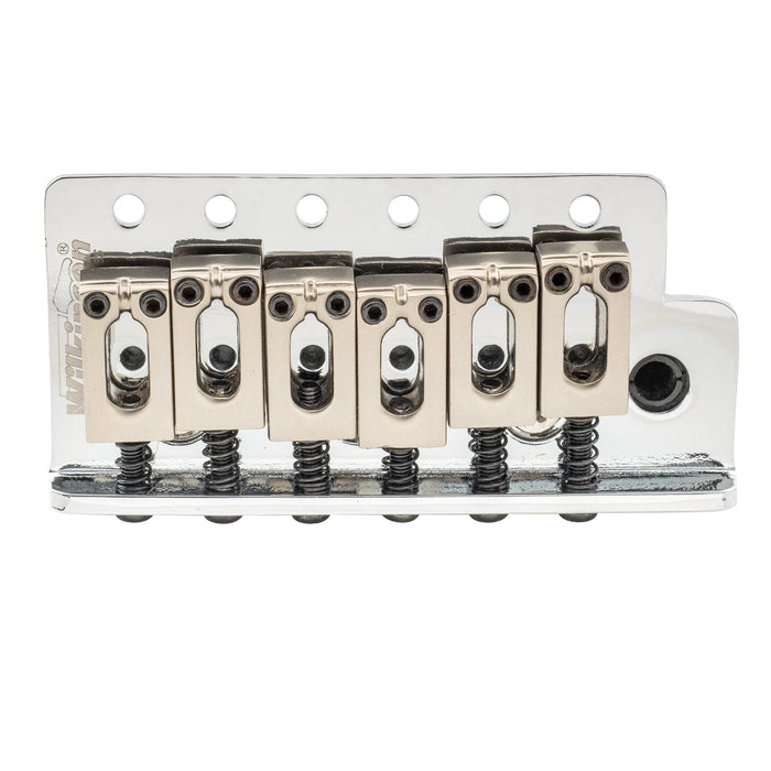 wilkinson m series 54mm2 1 8 inch string spacing 6 screw modern style saddle guitar tremolo bridge with push in arm 36mm block for strat style electric guitar mx1793p, gold