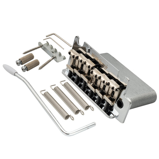 wilkinson m series 54mm2 1 8 inch vintage style full block pop in arm 2 point st guitar tremolo bridge for mij mik strat style electric guitar mx1794p