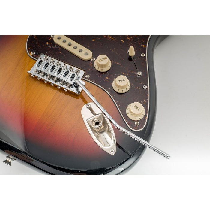 Application of wilkinson m series steel 5mm push in strat tremolo arm bridge whammy bar for wilkinson and other imported strat style electric guitar chrome without tip mx1802p