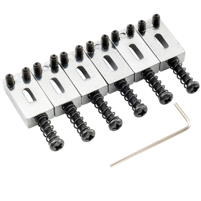 Part of wilkinson m series 10 5mm st tremolo bridge saddles for squier standard mexico fender strat style electric guitar mx1807cr 6