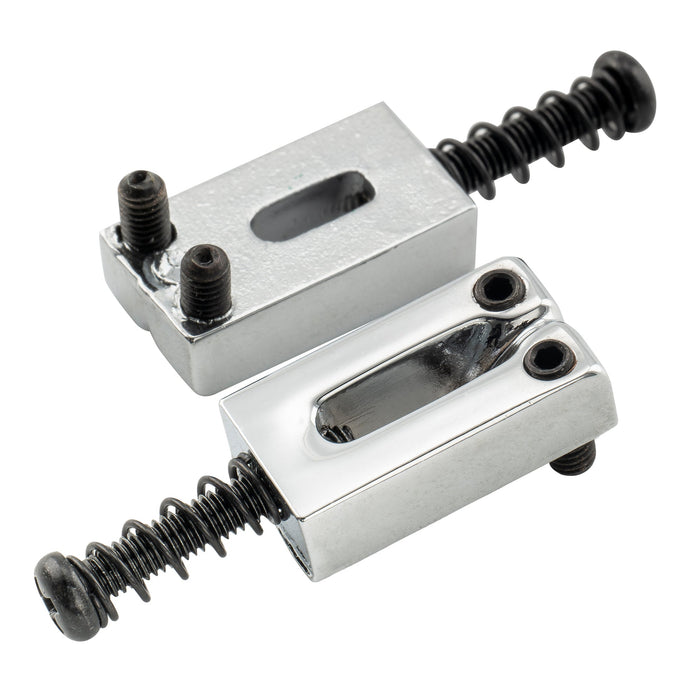 detail of wilkinson m series 10 5mm st tremolo bridge saddles for squier standard mexico fender strat style electric guitar mx1807cr 6