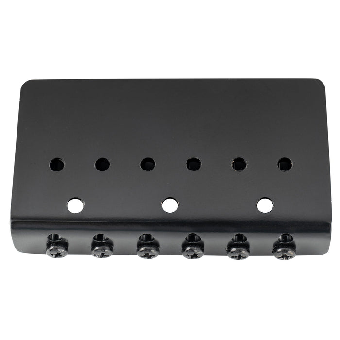 Part of wilkinson m series 52 5mm2 1 16 inch string spacing modern style saddle hardtail fixed bridge non tremolo bridge for strat tele style electric guitar mx1809p