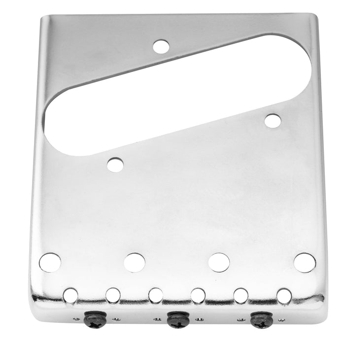 Part of wilkinson m series 54mm2 1 8 inch threaded ashtray style bridge 3 saddles for tele style guitar mx1812p