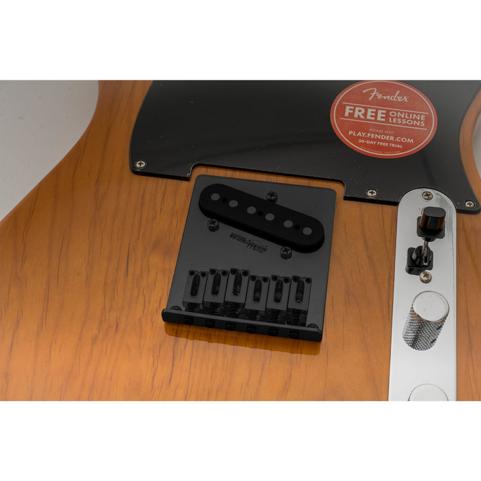 Application of wilkinson m series 52 5mm2 1 16 inch guitar bridge with 6 modern style saddles for tele style electric guitar mx1814p