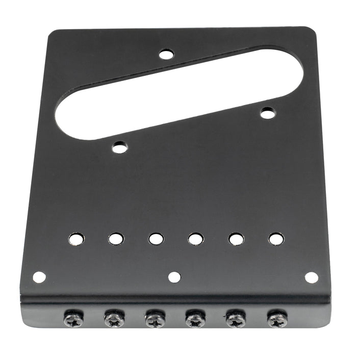 Part of wilkinson m series 52 5mm2 1 16 inch guitar bridge with 6 modern style saddles for tele style electric guitar mx1814p