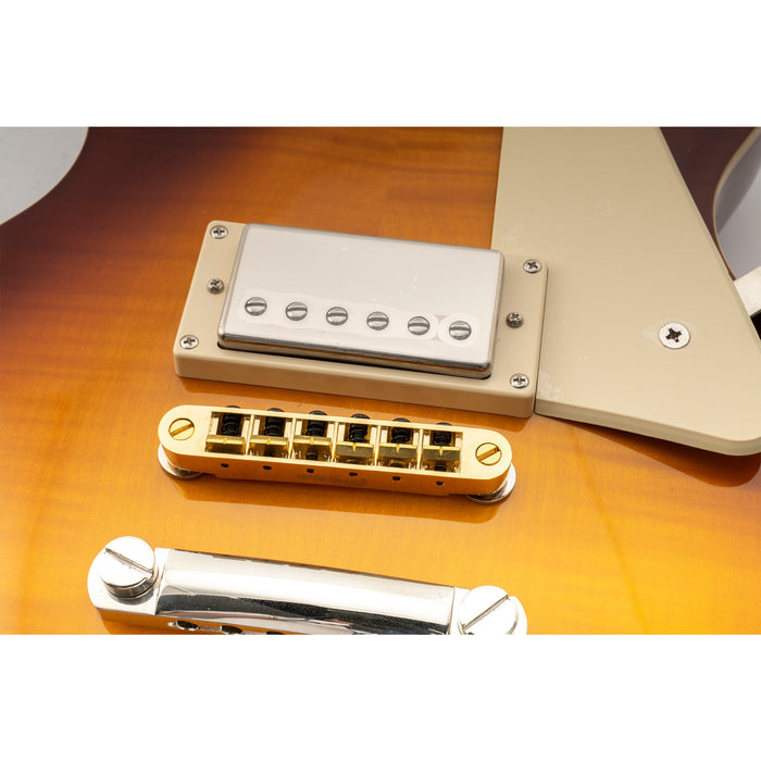 Puente Tune-O-Matic de estilo amplio con espaciado entre cuerdas de 52 mm (2-3/64 pulgadas) para guitarra eléctrica estilo LP SG.