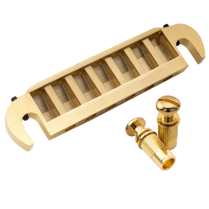 Wilkinson M Series 10.4mmピッチ Pre-set ラップアラウンドブリッジ LP/SG Junior/Specialエレキギター用 ブラック