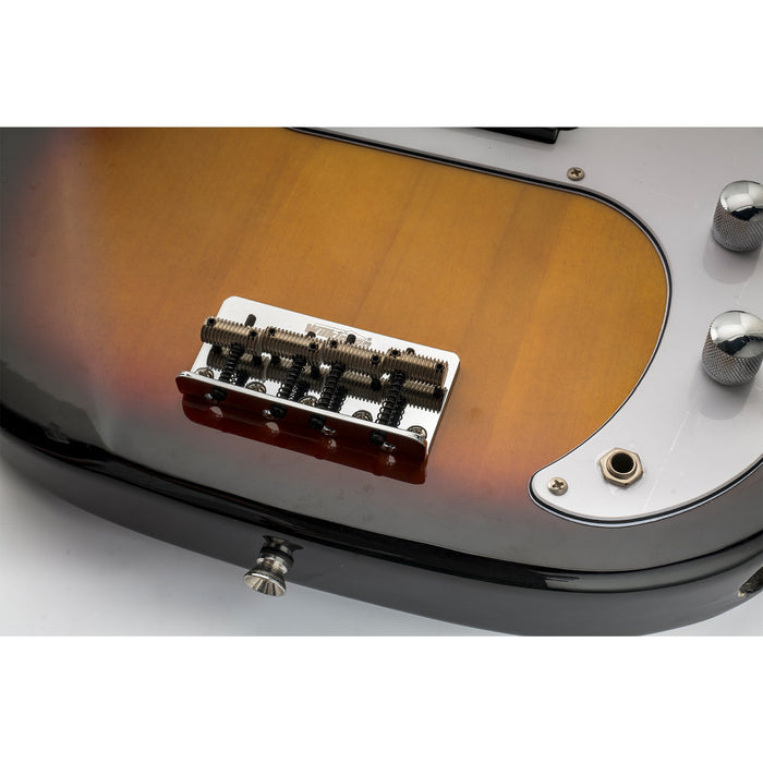 Application of wilkinson m series 57mm2 1 4 inch top loading 4 string fixed bass bridge threaded saddles for precision bass and jazz bass mx1821cr