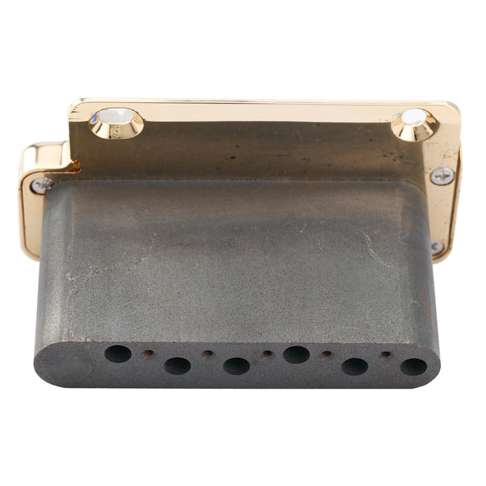 Puente de trémolo Wilkinson WVP2-SB de 54 mm con silletas de acero inoxidable de dos puntos y bloque de acero completo para guitarra eléctrica Strat importada de Japón/Corea.