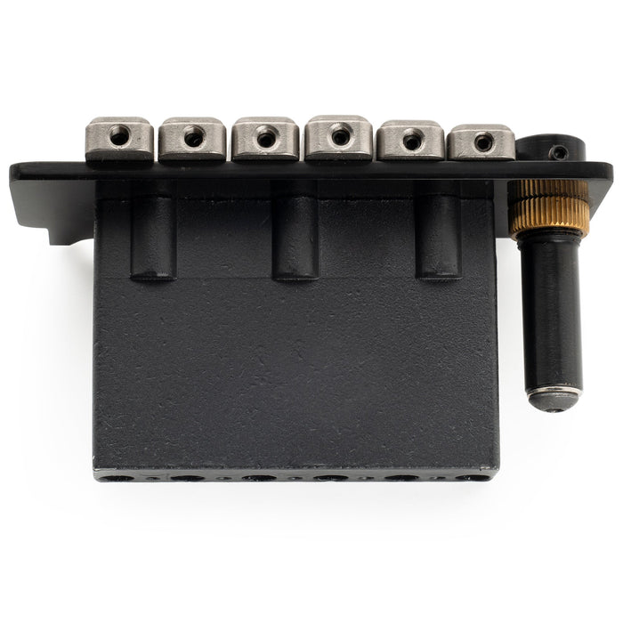 detail of wilkinson wvs50iik 52 5mm2 1 16 inch 2 point stainless steel saddles tremolo bridge with full steel block for usa mexico japan korea strat electric guitar mx1839p