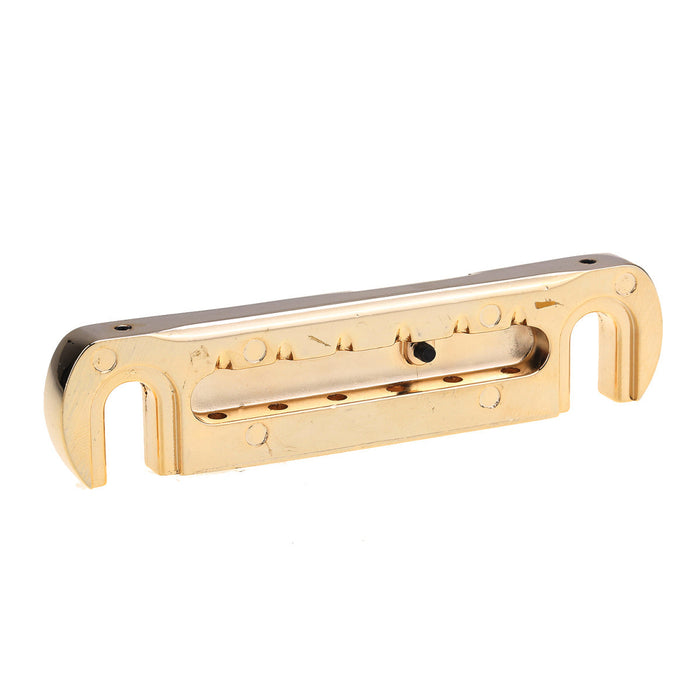 Wilkinson GTB 52mm(2-3/64 inch) Adjustable Intonated Wraparound Bridge Tailpiece for LP Style Electric Guitar