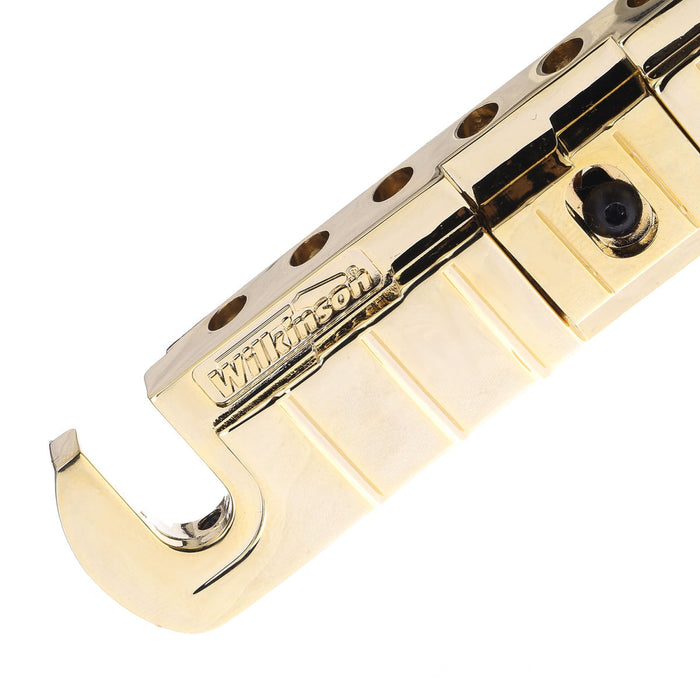 Wilkinson GTB 52mm(2-3/64 inch) Adjustable Intonated Wraparound Bridge Tailpiece for LP Style Electric Guitar