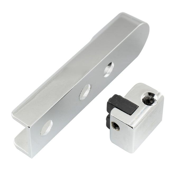 Musiclily Pro Einzelbassbrücke für 4-Saiten-E-Bass mit individuellem Bassbrückenschloss.