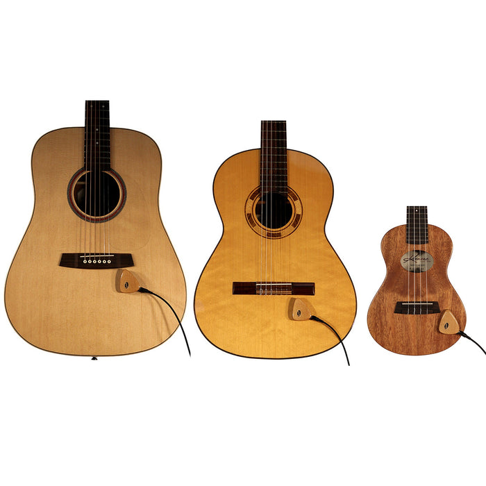 Part of kna ap 1 universal portable piezo pickup for guitar ukulele and other acoustic instruments mx1855