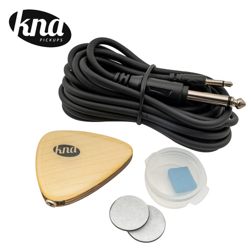 kna ap 1 universal portable piezo pickup for guitar ukulele and other acoustic instruments mx1855