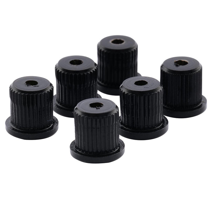 Part of musiclily pro steel big lip style guitar string through body string ferrules for tele hardtail strat style electric guitar mx1857 6p