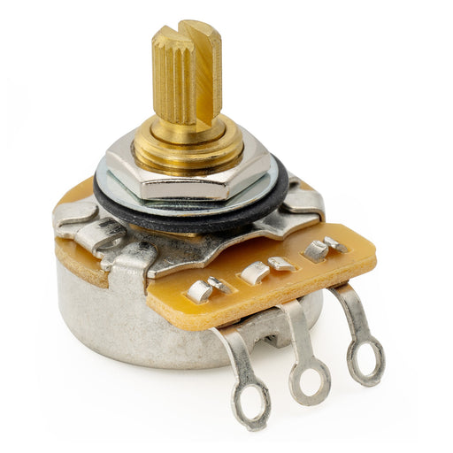 cts 450g a250k pot brass short split shaft 1 4 inch 10 audio taper potentiometer for electric guitar bass mx1860