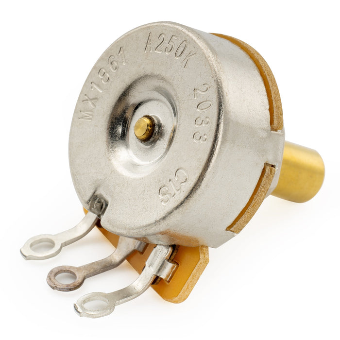 Part of cts 450g a250k pot brass solid short shaft 1 4 inch 10 audio taper potentiometer for electric guitar bass mx1861
