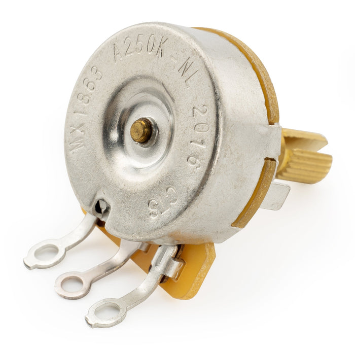Part of cts 450g no load a250k pot brass short split shaft 1 4 inch 10 audio taper potentiometer for electric guitar bass mx1863
