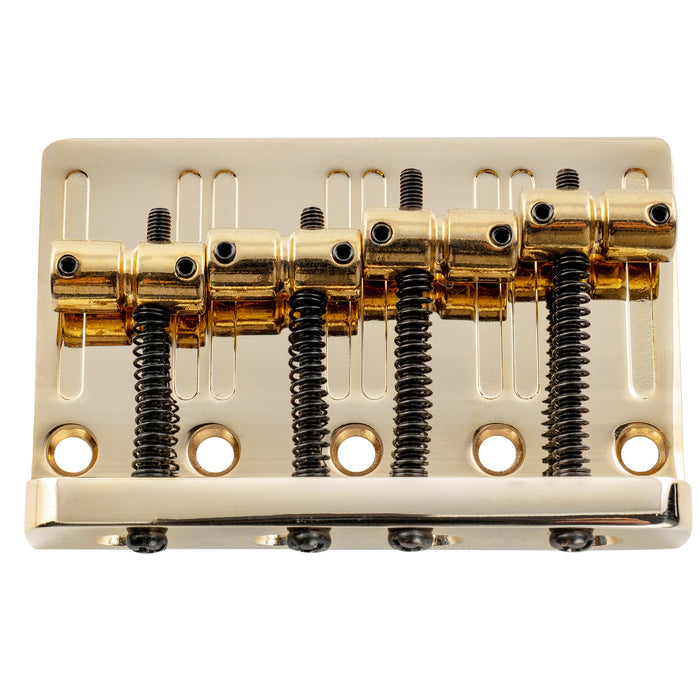 Musiclily Pro 57mm (2-1/4 pollici) Spaziatura delle corde Ponte per basso a 4 corde resistente