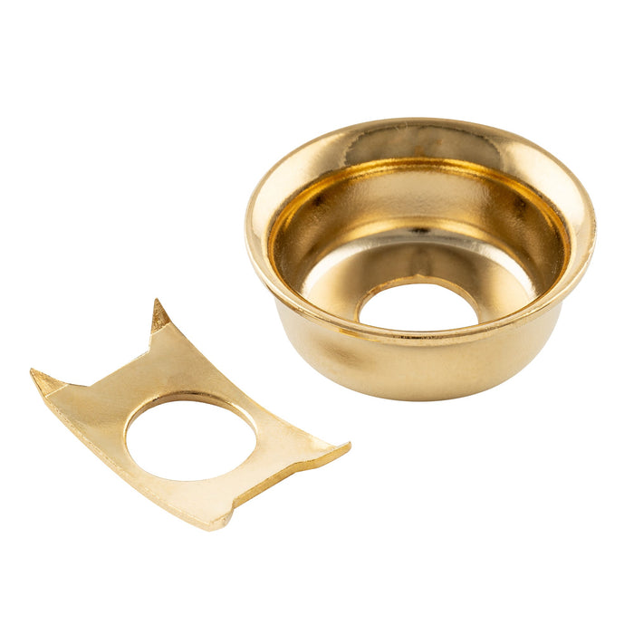 musiclily pro steel traditional cup jack plate for tele style electric guitar mx1895p