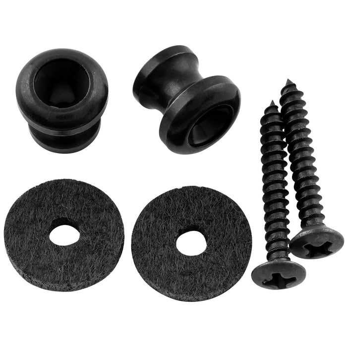 Part of musiclily pro steel strap button end pins for small sized guitar bass ukulele mx1896 2p