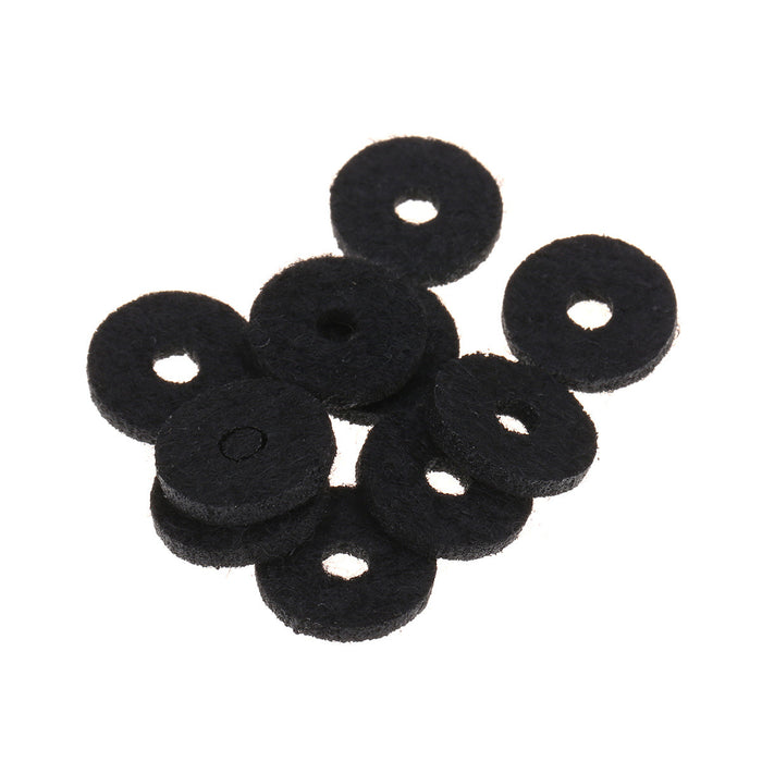 musiclily basic guitar strap button felt washers mx1898 20p, black