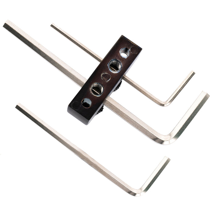 Part of musiclily pro 1 5mm 2 5mm 3mm allen key headstock wrench holder for floyd rose tremolo bridge mx1901p