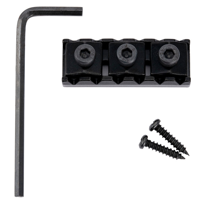 musiclily pro 42mm electric guitar string locking nut for floyd rose tremolo bridge mx1902p