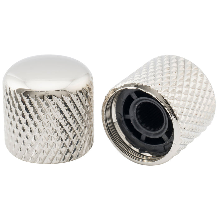 detail of musiclily pro coarse 18 splines steel dome control knob for imported guitar bass mx1910 2p