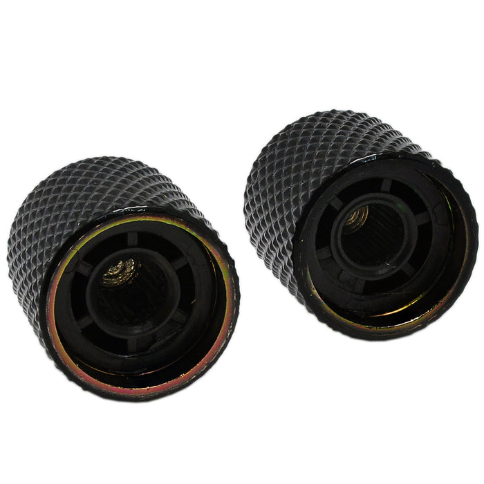 detail of musiclily pro coarse 18 splines steel flat top control knob for imported guitar bass mx1911 2p
