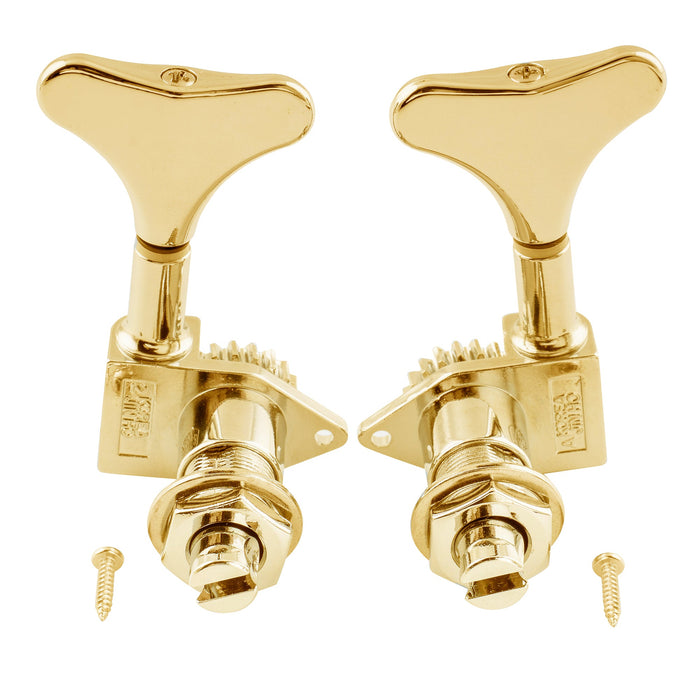 detail of wilkinson 2r2l 20 1 ratio open gear machine heads for ibanez style electric bass tuners bass tuning pegs keys mx1922 2mx1923 2p