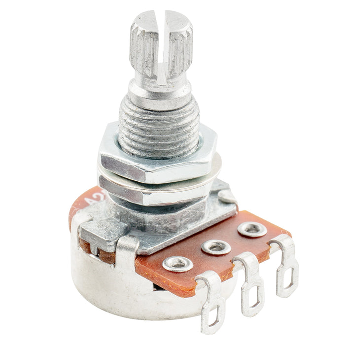 Alpha A250K Mini Pot Metric Split Standard Shaft 9.5mm Audio Taper Potentiometer for Electric Guitar Bass