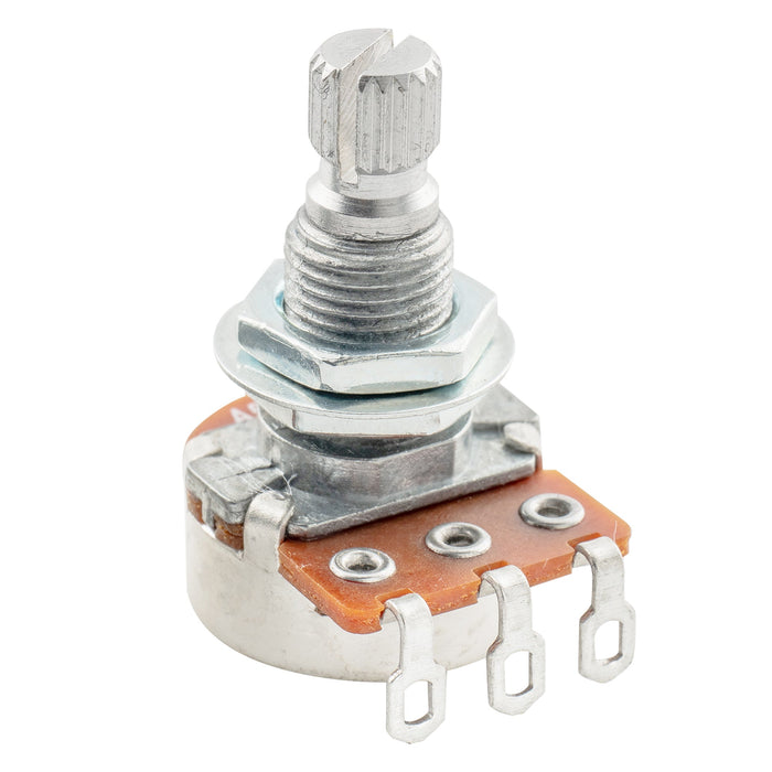 Alpha A500K Mini Pot Metric Split Standard Shaft 9.5mm Audio Taper Potentiometer for Electric Guitar Bass