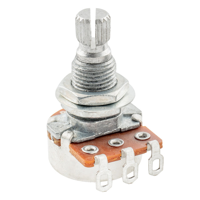 Alpha A500K Mini Pot Metric Split Standard Shaft 9.5mm Audio Taper Potentiometer for Electric Guitar Bass