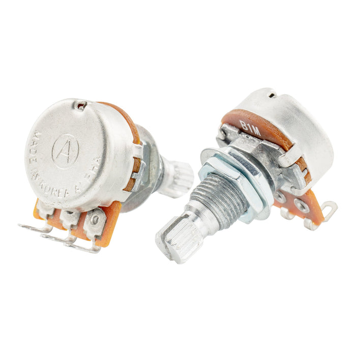 Part of alpha b1meg mini metric coarse 18 spline split shaft pots linear taper potentiometers for electric guitar bass mx1946 2