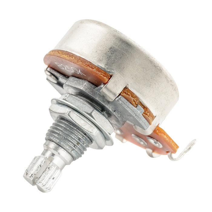 Alpha B250K Pots Metric Split Standard Shaft 9.5mm Linear Taper Potentiometers for Electric Guitar Bass (Set of 10)