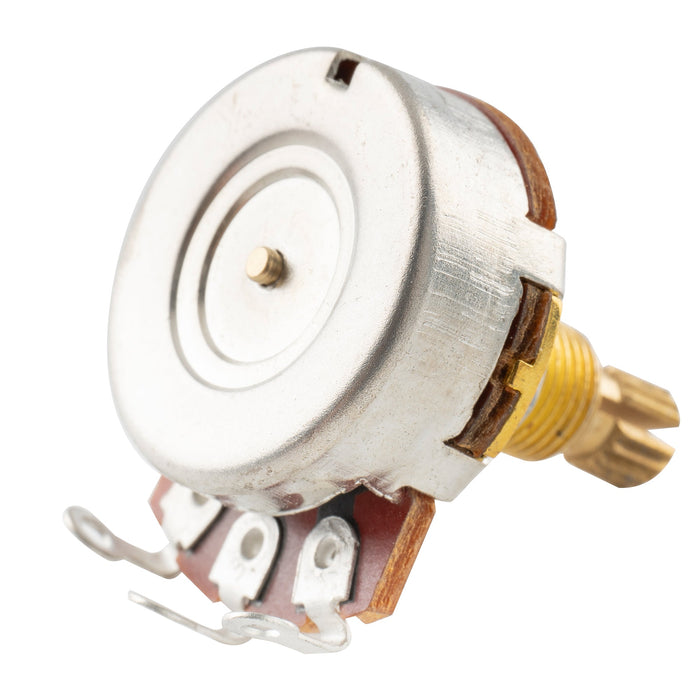 Part of musiclily pro 25k brass shaft metric coarse 18 spline split shaft pots audio linear taper potentiometers for electric guitar bass mx1961 2