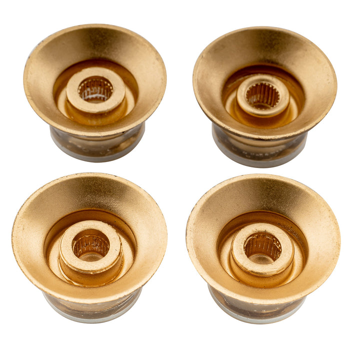 Boutons de réglage du volume et de la tonalité Musiclily Pro pour gaucher, taille en pouces, 24 cannelures, pour guitare électrique américaine de style LP SG, lot de 2T2V