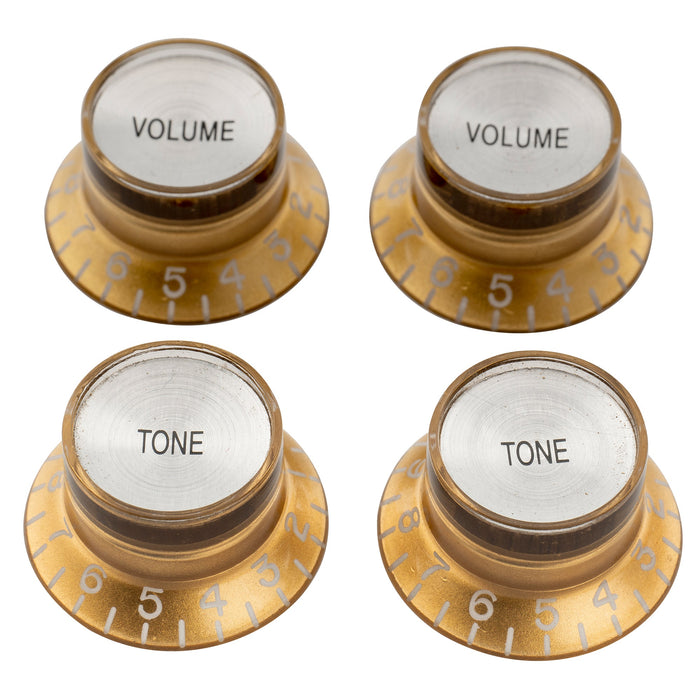 musiclily pro left handed metric coarse 18 spline top hat bell knobs tone volume control knobs for epiphone lp sg style electric guitar 2 pcst2v mx1968 2mx1969 2p