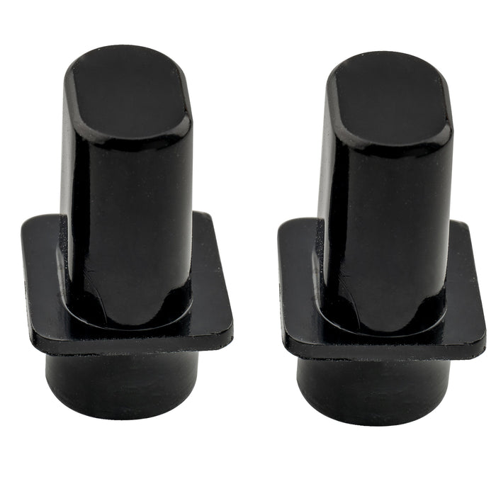 Musiclily Pro ミリ規格 トップハットスイッチチップ 3WAYピックアップセレクタースイッチノブ Import Squier Teleエレキギター用 ブラック(2個セット)