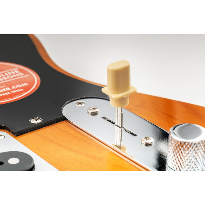 Musiclily Pro ミリ規格 トップハットスイッチチップ 3WAYピックアップセレクタースイッチノブ Import Squier Teleエレキギター用 ブラック(2個セット)