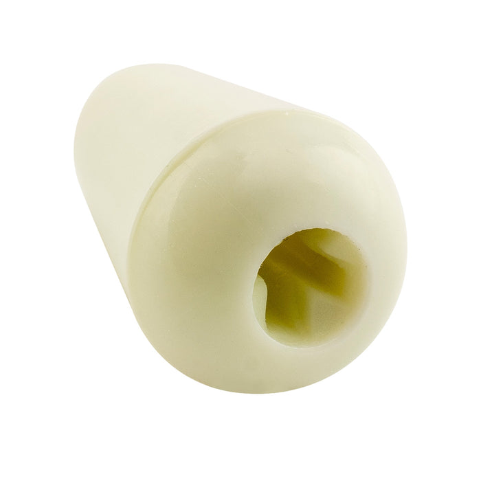 Musiclily Pro ミリ規格 5WAYスイッチチップ STレバースイッチノブ Import Stratストラトスタイルのエレキギター用 エイジドホワイト(2個セット)