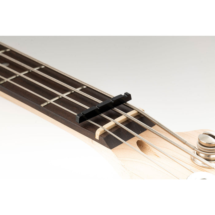 Application of musiclily pro urea resin plastic slotted 42 3mm precision bass nuts flat bottom for 4 string p bass mx1991 2p